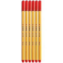 Pens|Stabilo Point 88 Pens Red No. 40 [Pack Of 20] (20PK-SW88-40)