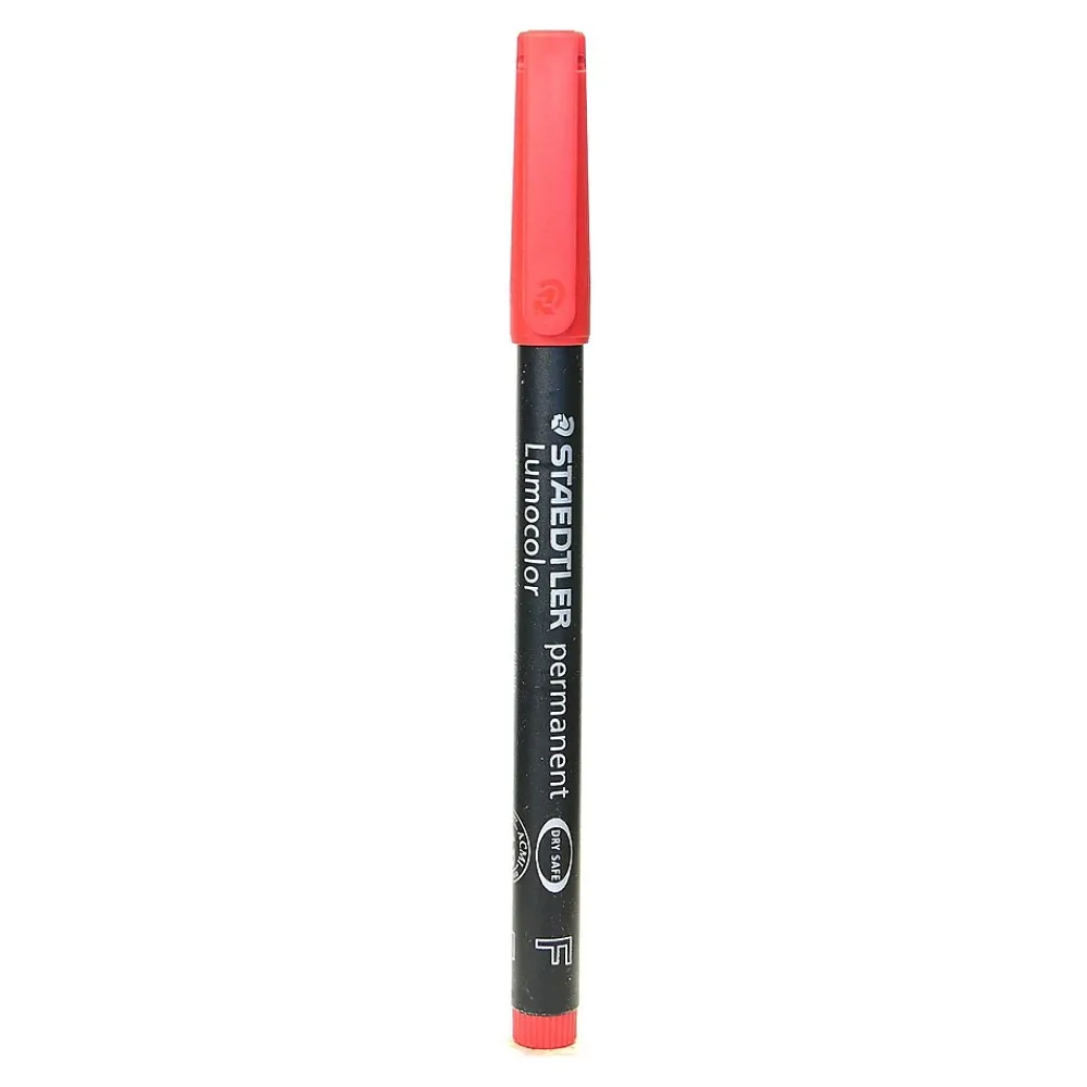 Markers|Staedtler Lumocolor AV Marker red fine [Pack of 10]