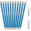 Pencils|Staedtler Pre-Sharpened Wooden Pencil with Block Erasers, #2 Medium Lead, 250/Pack (13246C250)