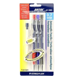 Pencils|Staedtler Riptide Mechanical Pencil Sets 0.7 Mm Set Of 3 [Pack Of 8] (8PK-984 07ABK3)