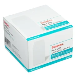 Clearance Staples #1 Coin Envelope, 2 1/4" x 3 1/2", White, 100/Pack (50182)