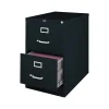 File Cabinets*Staples 2 File Drawers Vertical File Cabinet, Locking, Black, Legal, 26.5"D (13447D)