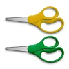 Scissors|Staples 5" Kids Pointed Tip Stainless Steel Scissors, Straight Handle, Right & Left Handed, 2/Pack (TR55054)