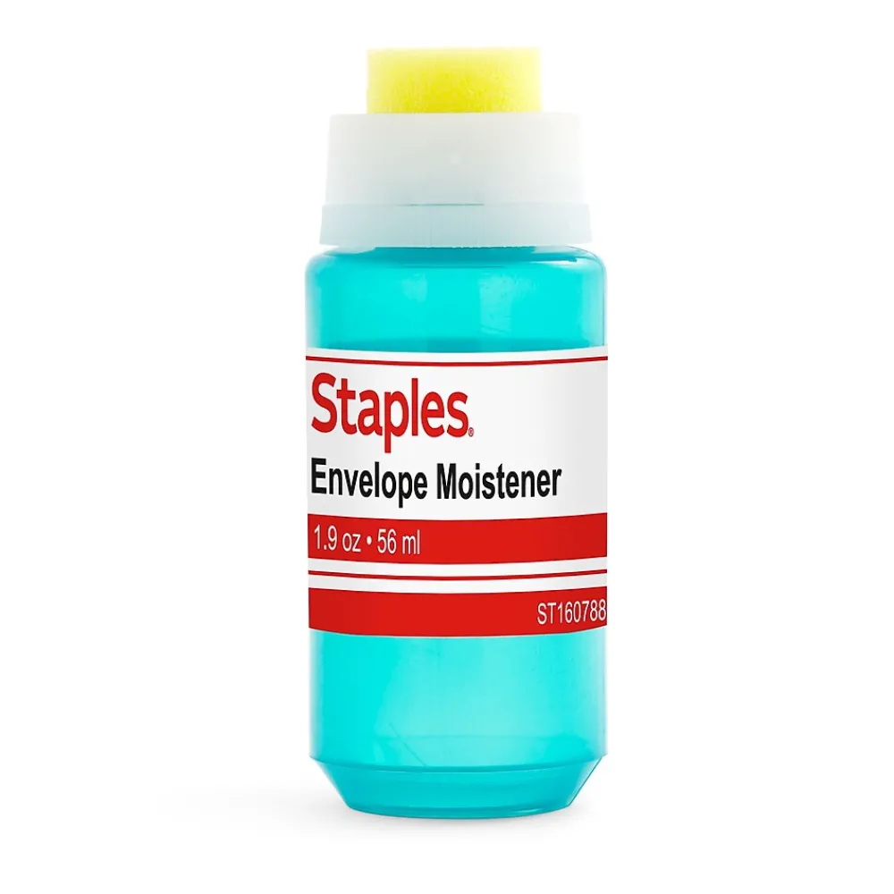 Clearance Staples 2 oz. Envelope Moistener, Blue (ST160788-CC)