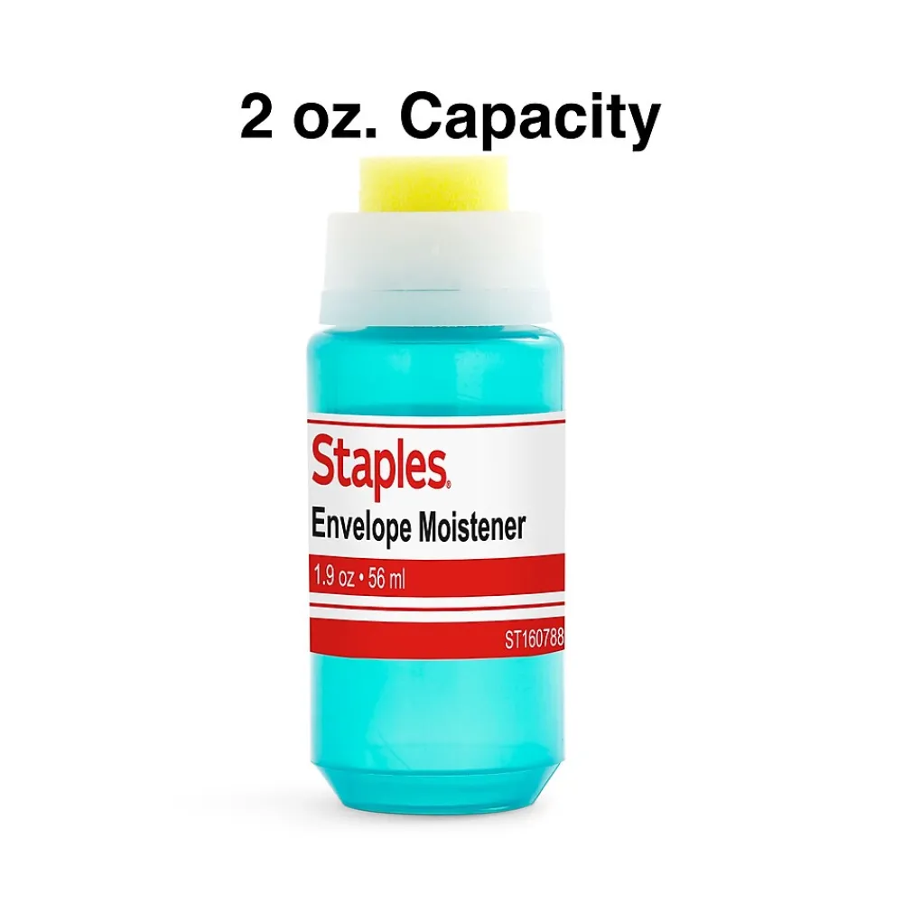 Clearance Staples 2 oz. Envelope Moistener, Blue (ST160788-CC)