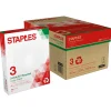 Copy Paper*Staples 30% Recycled 8.5" x 11" 3-Hole Punch Copy Paper, 20 lbs., 92 Brightness, 500/Ream,10 Reams/Carton (112370)