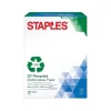 Multipurpose Paper*Staples 30% Recycled 8.5" x 11" Multipurpose Paper, 20 lbs., 96 Brightness, 500/Ream (86035)
