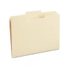 File Folders|Staples 30% Recycled File Folders, 1/3-Cut Tab, Center Position, Letter Size, Manila, 100/Box (ST116780/116780)