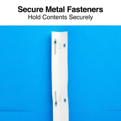 Pocket Folders|Staples 10% Recycled Matte 2-Pocket Paper Presentation Folder with Fasteners, , 10/Pack (13389-CC) Light Blue