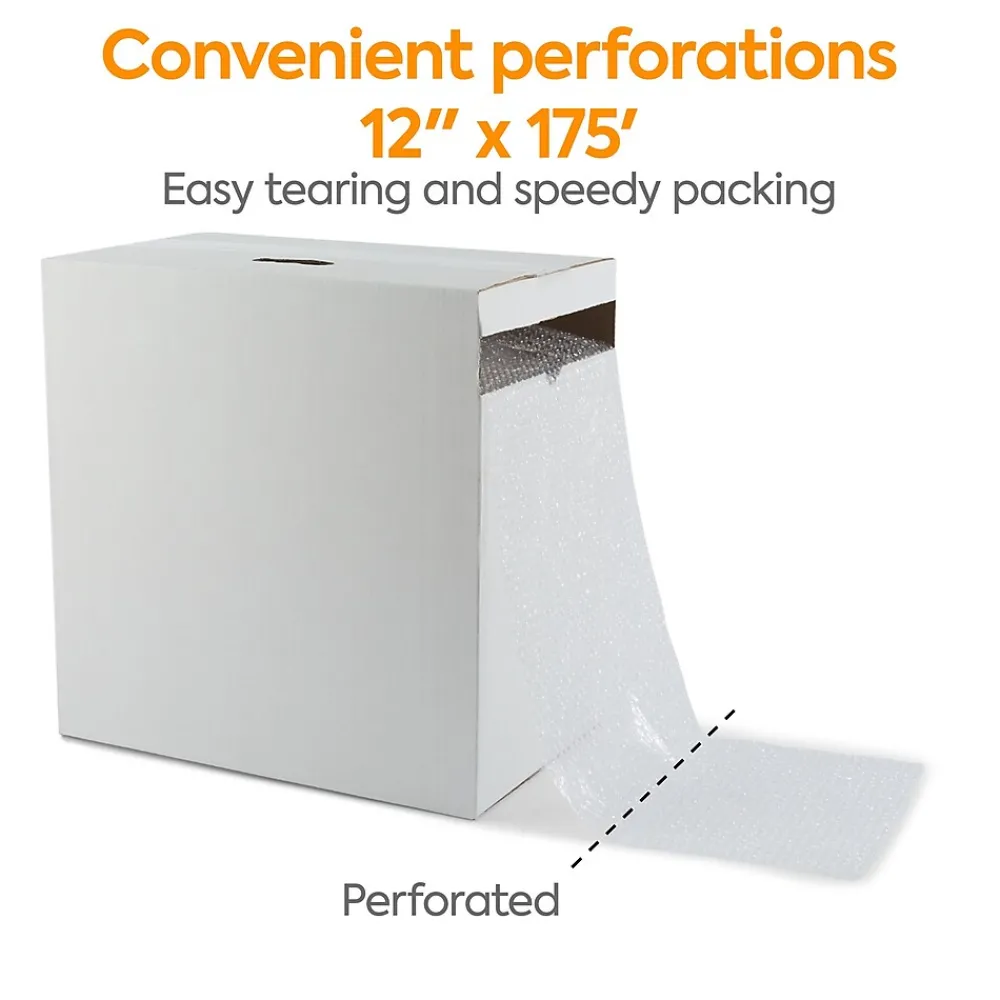 Discount Staples 3/16" Standard Bubble Roll, Recycled, 12"W x 175' (4072830)