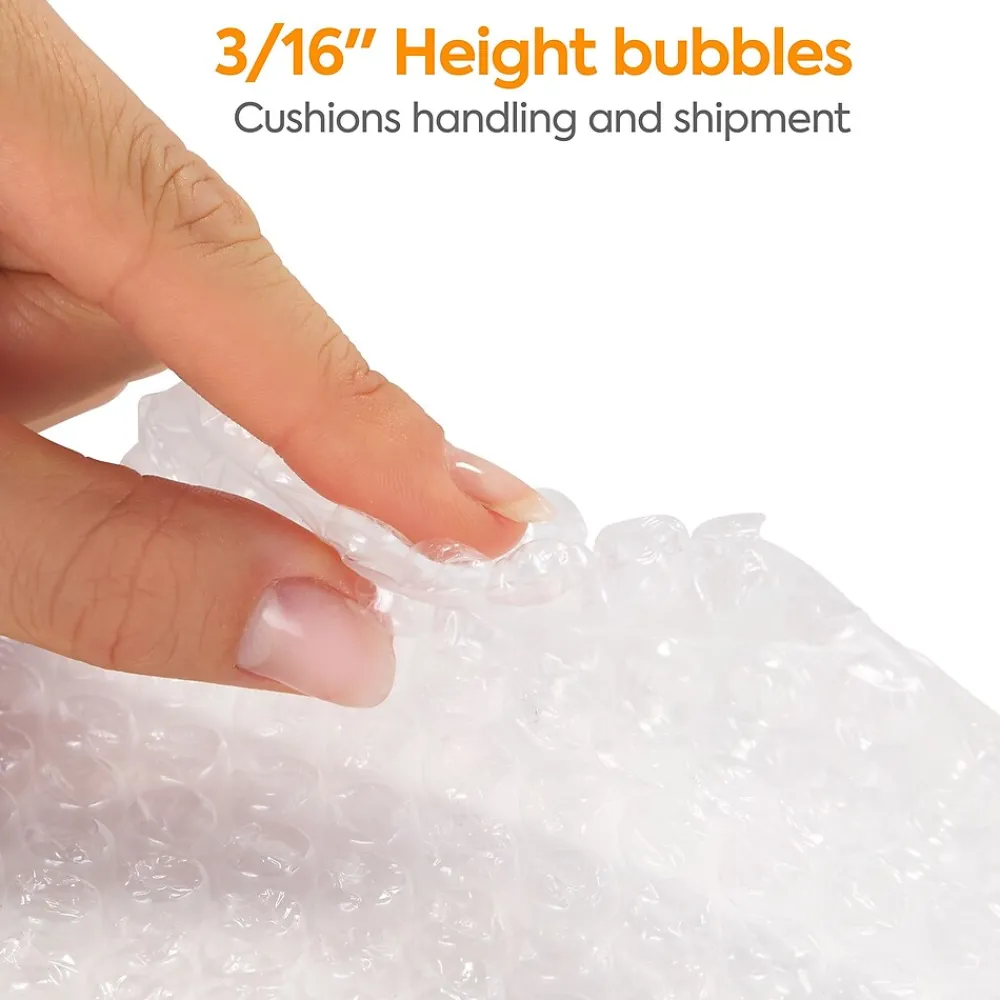 Discount Staples 3/16" Standard Bubble Roll, Recycled, 12"W x 175' (4072830)