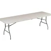 Folding Tables*Staples 8' x 30" Heavy Duty Plastic Folding Table, White (79233/54273)