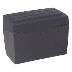 Index Cards*Staples 4" x 6" Index Card File, Black (36939)