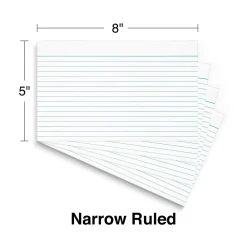 Index Cards*Staples 5