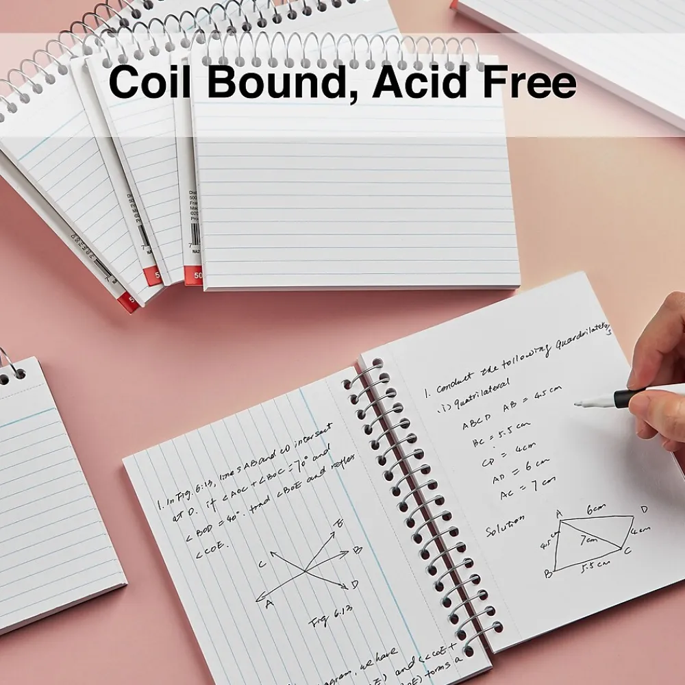 Index Cards*Staples ™ 4" x 6" Index Cards, Lined, White, 50 Cards/Pack, 3 Pack/Carton (TR51007)