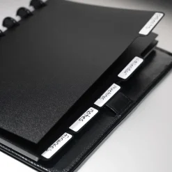 Notebooks|Staples ® Arc System Tab Dividers, Black, 5-5/6