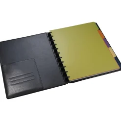 Dividers|Staples Arc System Tab Dividers, 9" x 11", Assorted Colors, 5/Pack (20020)