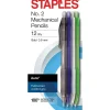 Pencils|Staples ® Aura™ Mechanical Pencils 0.9mm Assorted 12pk [50370]