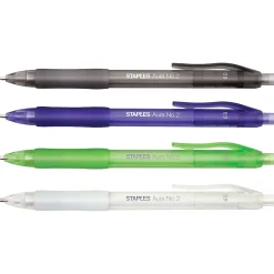 Pencils|Staples ® Aura™ Mechanical Pencils 0.9mm Assorted 12pk [50370]