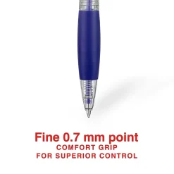 Pens|Staples Ballpoint Retractable Pens, Fine Point, Blue Ink, Dozen (50788)