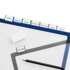 Dividers|Staples Better Print & Apply Label Plastic Divider, 8 Tabs, Assorted Colors, 1 Set (ST23281/23281)