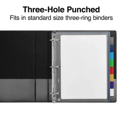 Dividers|Staples Better Print & Apply Label Plastic Divider, 8 Tabs, Assorted Colors, 1 Set (ST23281/23281)