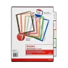 Dividers|Staples Better Print & Apply Label Plastic Divider, 5 Tabs, Assorted Colors, 1 Set (23279-CC)