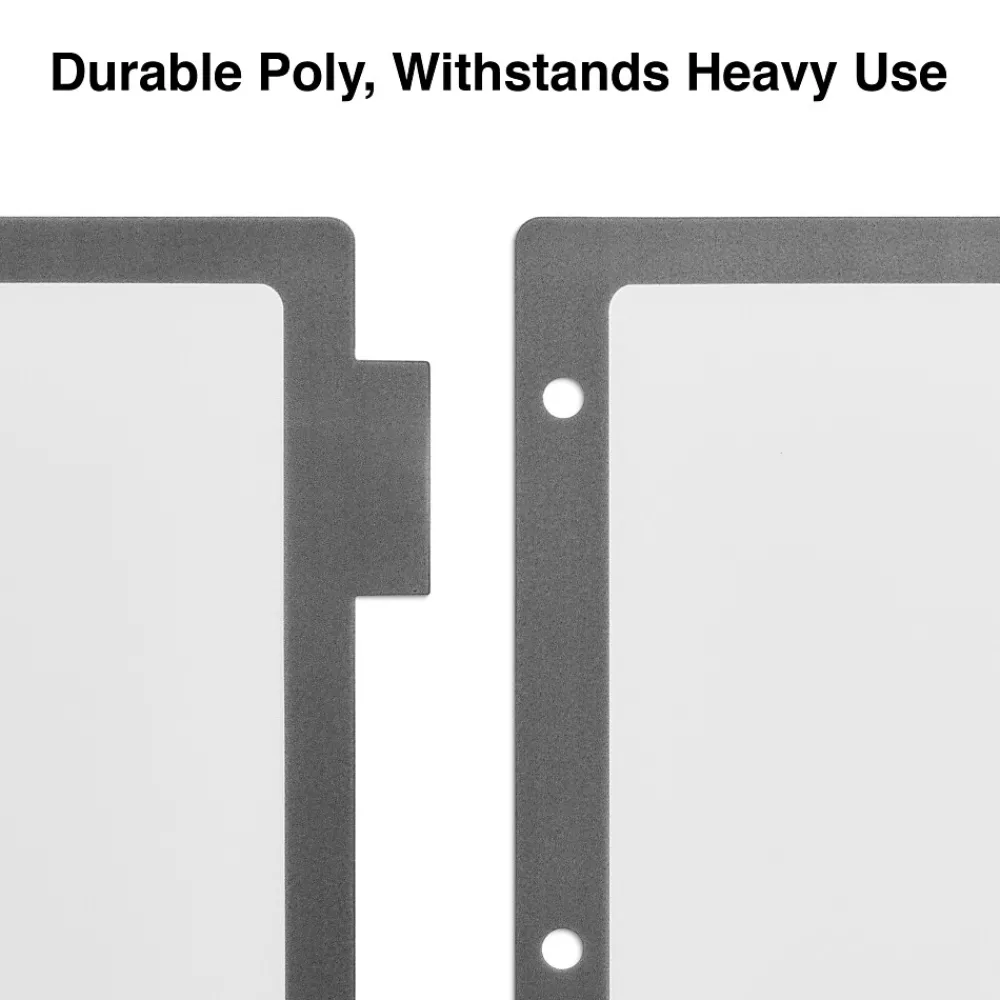 Dividers|Staples Better Print & Apply Label Plastic Divider, 5 Tabs, Assorted Colors, 1 Set (23279-CC)