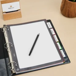 Dividers|Staples Better Print & Apply Label Plastic Divider, 5 Tabs, Assorted Colors, 1 Set (23279-CC)