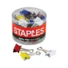 Clips & Fasteners|Staples Binder Clips, Assorted Colors, 30/Pack (15345)