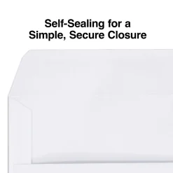 New Staples Brand Self Seal #10 Business Envelopes, 4 1/8" x 9 1/2", White, 500/Box (570240/99294)