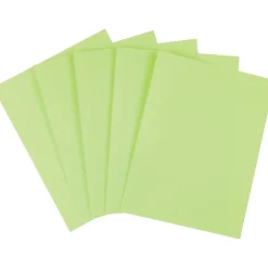 Multipurpose Paper*Staples Brights Multipurpose Colored Paper, 20 lbs., 8.5" x 11", Green, 500/Ream (25206) Bright Green