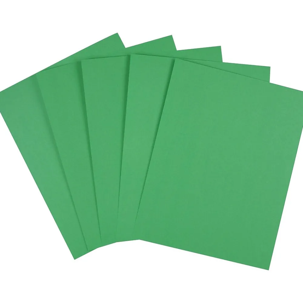 Multipurpose Paper*Staples Brights Multipurpose Paper, 24 lbs., 8.5" x 11", , 500/Ream (20103) Dark Green