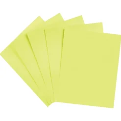 Multipurpose Paper*Staples Brights Multipurpose Paper, 24 lbs., 8.5" x 11", , 500/Ream (20107) Light Yellow
