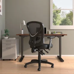 Office Chairs*Staples Carder Ergonomic Fabric Swivel Computer and Desk Chair, Black (24115-CC)