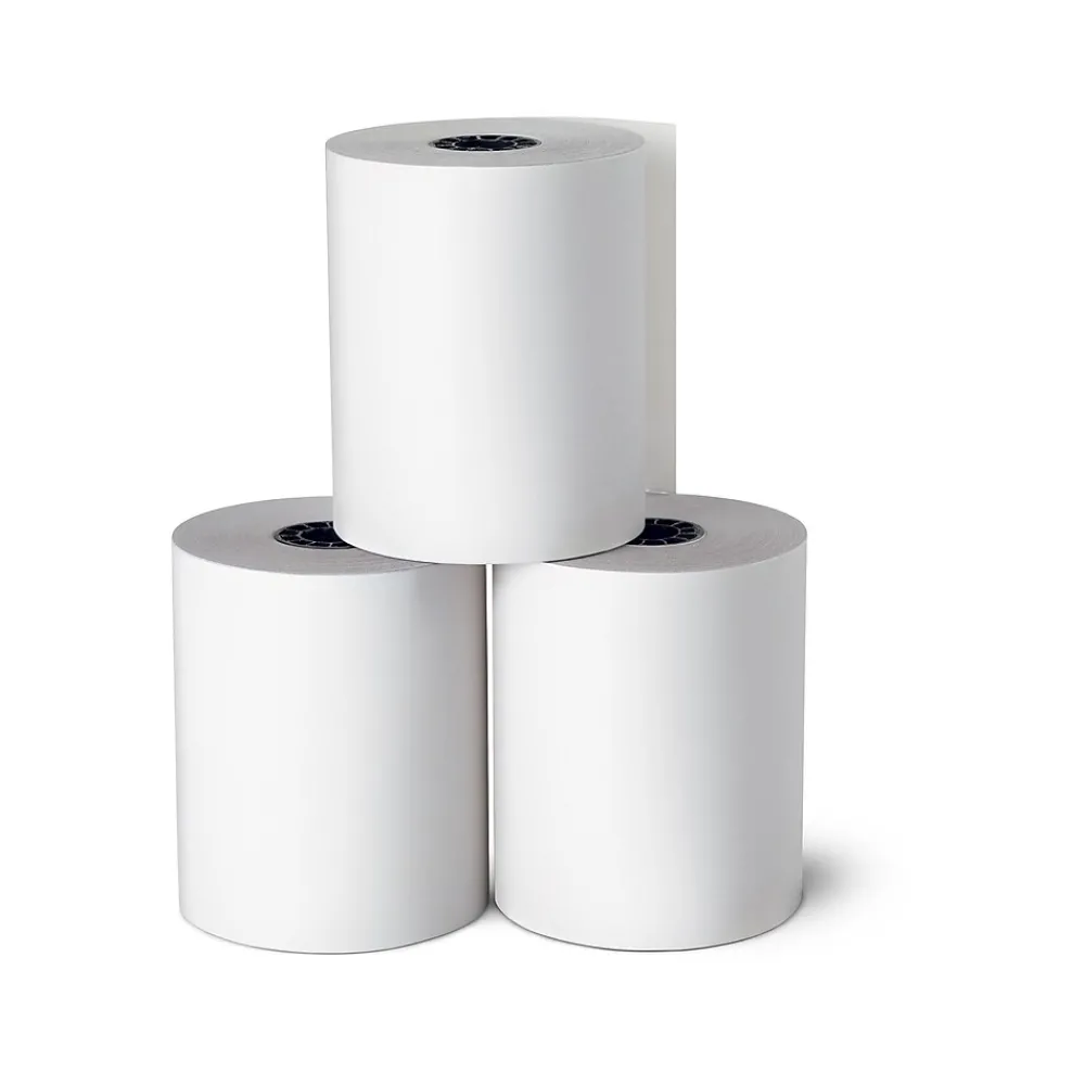 Pos Paper*Staples Cash Register/POS Rolls, 3" x 140', BPA Free, 50/Carton (28390/491917)