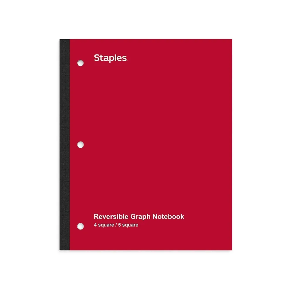 Subject Notebooks|Staples ® Combo 1-Subject Subject Notebooks, 8.5" x 11", Specialty Ruled, 100 Sheets, Assorted (06497)