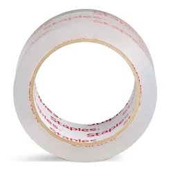 Online Staples ® Comfort Grip Tape Dispenser with Packing Tape, 1.88