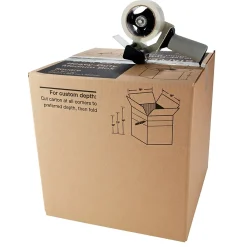 Online Staples ® Comfort Grip Tape Dispenser with Packing Tape, 1.88