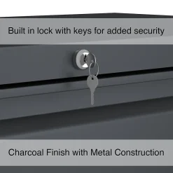 File Cabinets*Staples Commercial 4-Drawer Lateral File Cabinet, Letter/Legal Size, Lockable, 52.5