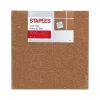 Bulletin*Staples Cork Bulletin Board, 1' x 1' (28717)