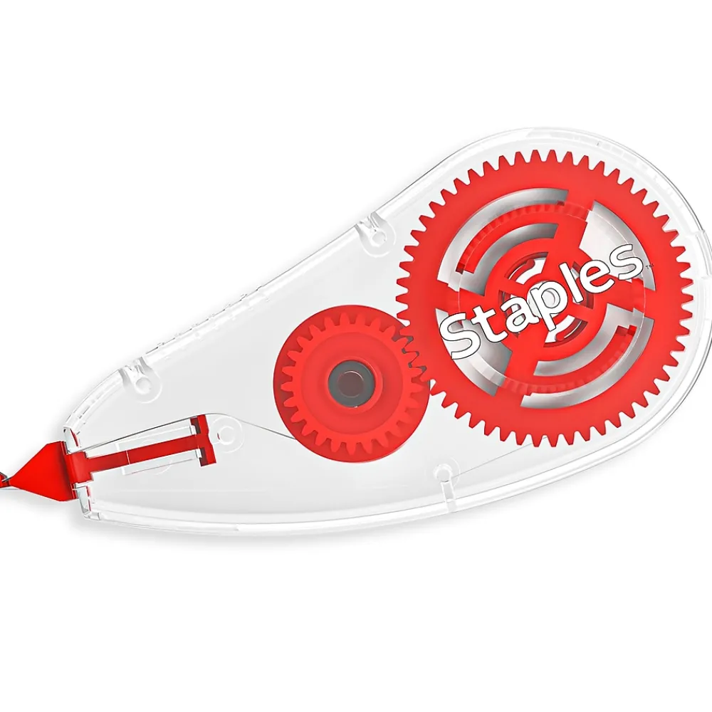 Correction & White-Out|Staples Correction Tape, White, 10/Pack (ST59822/51666)