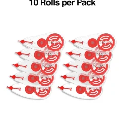 Correction & White-Out|Staples Correction Tape, White, 10/Pack (ST59822/51666)