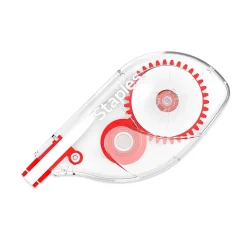 Correction & White-Out|Staples Correction Tape, White, 2/Pack (ST59818)