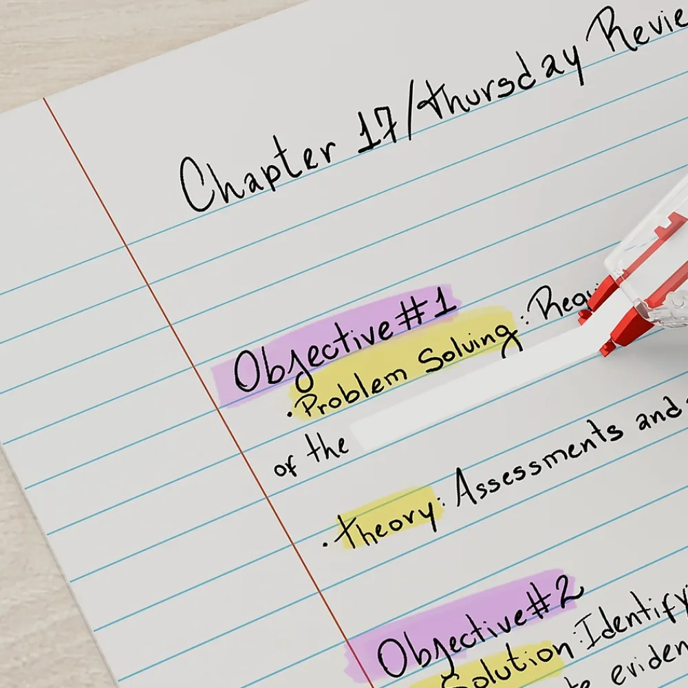 Correction & White-Out|Staples Correction Tape, White, 10/Pack (ST59820)