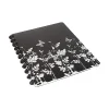 Notebooks|Staples ® Customizable Arc Notebook System, 9.38" x 11.25", Narrow Ruled, 60 Sheets, Black with Butterflies (28002)