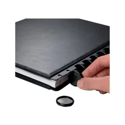 Notebooks|Staples Customizable Notebook Accessories, 60 Sheets, Black, 12/Pack (20773)