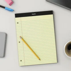 Notepads|Staples Double-Sheet Notepad, 8.5