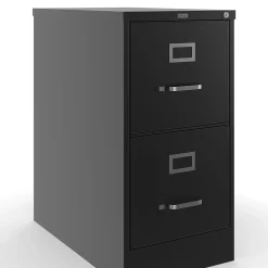 File Cabinets*Staples 2-Drawer Mobile Vertical File Cabinet, Letter Size, Lockable, 29