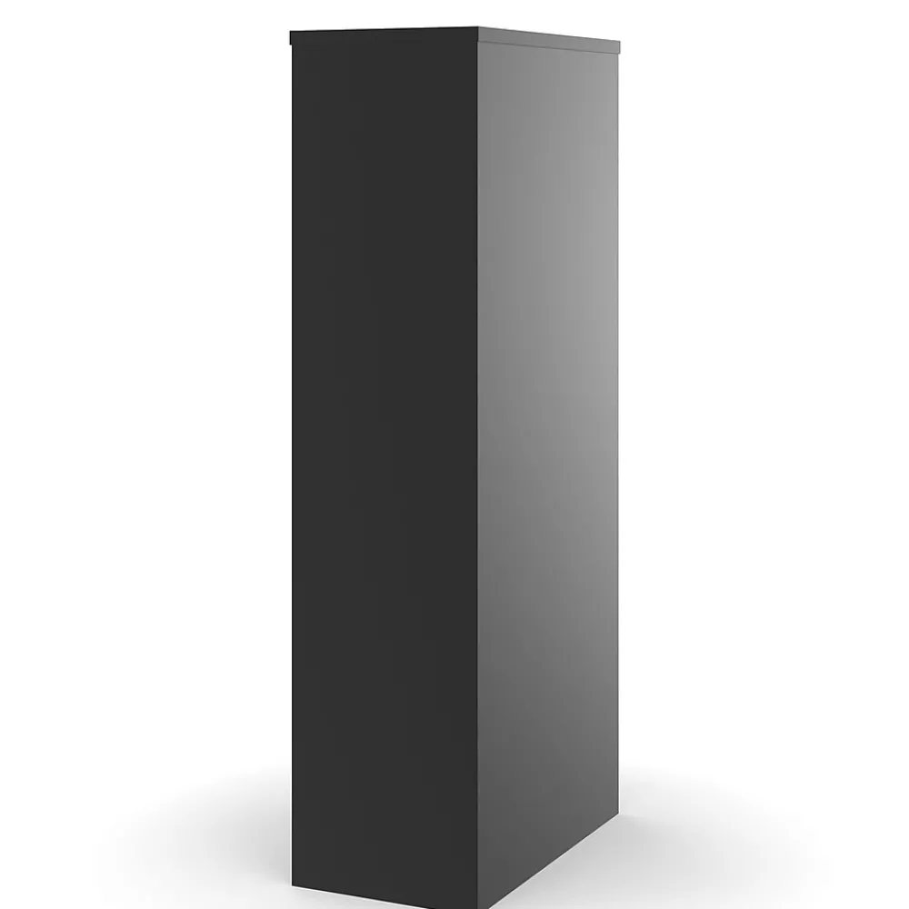 File Cabinets*Staples 5-Drawer Vertical File Cabinet, Letter Size, Lockable, 61.38"H x 15"W x 26.5"D, (59589/25432) Black